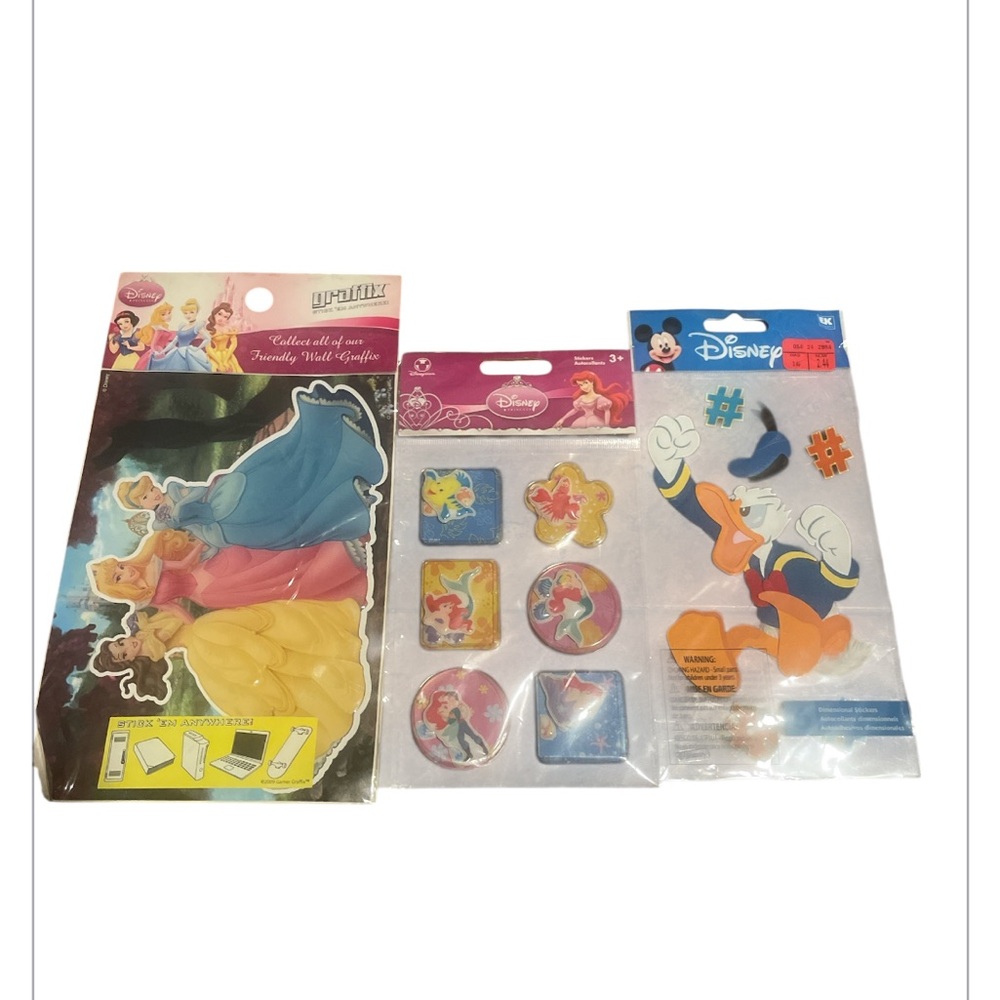 Disney Princess and Donald Duck Sticker Collection
